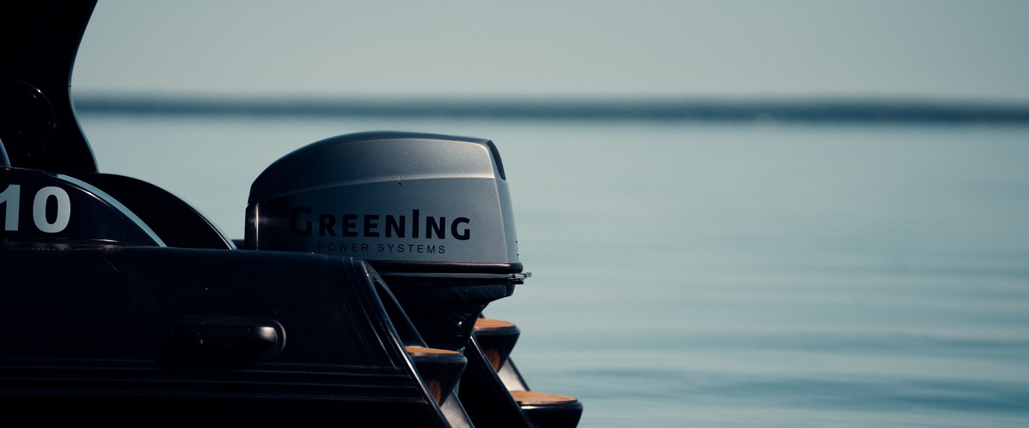 GreenIng Antrieb am Heck eines Bootes